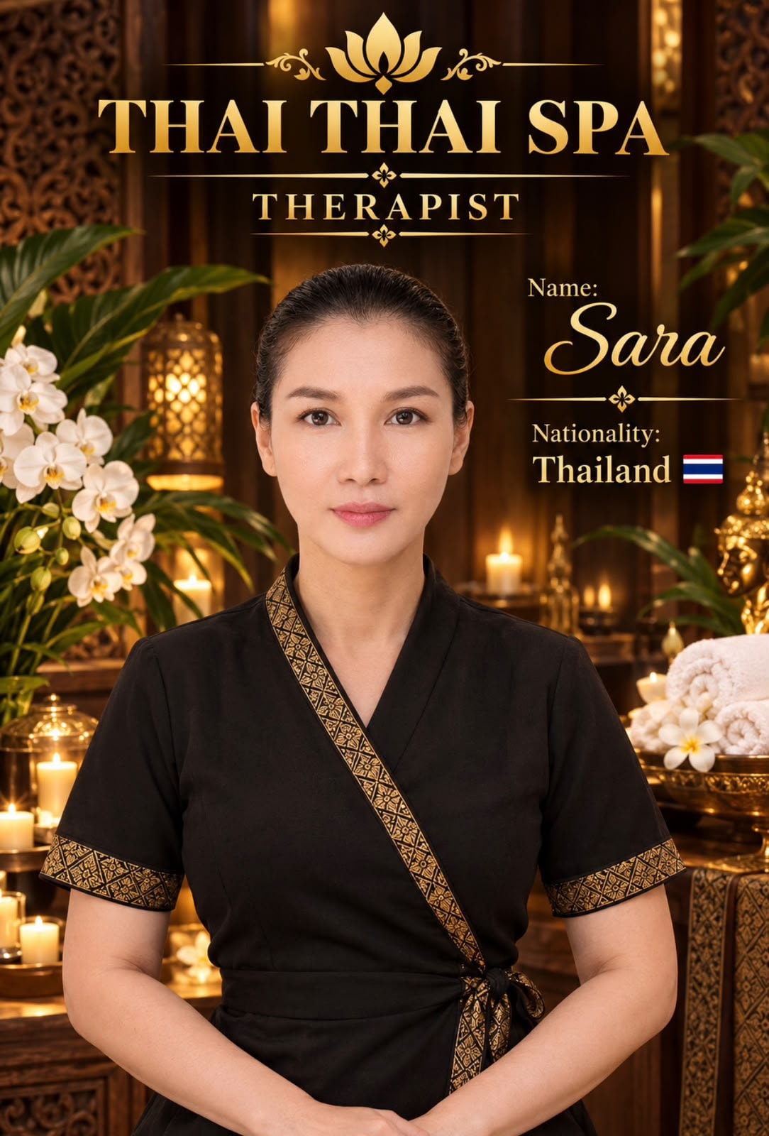 Sara, professional massage therapist at Thai Thai Spa